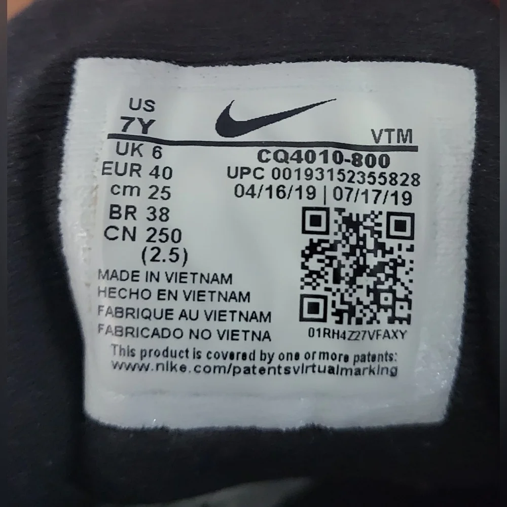 RARE Edition NIKE MX-720-818Hybrid Sneaker Copper Black 7Y